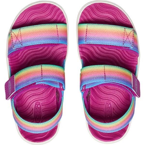 Thumbnail - KEEN Kinder Sandalen ELLE BACKSTRAP C-RAINBOW/FESTIVAL FUCHSI