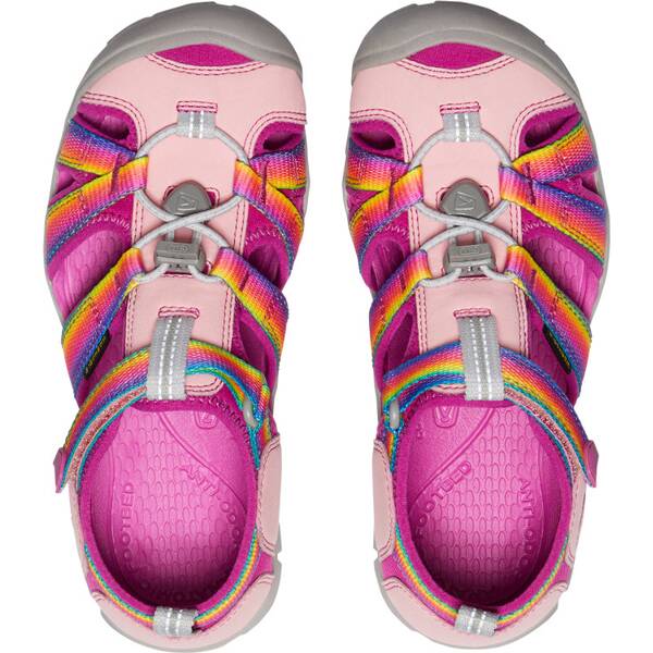 Thumbnail - KEEN Kinder Sandalen SEACAMP II CNX Y-RAINBOW/FESTIVAL FUCHSI