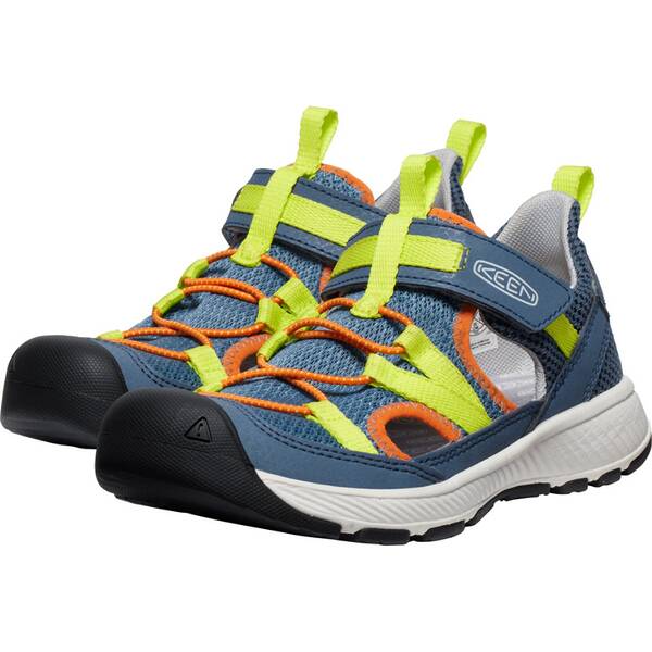 Thumbnail - KEEN Kinder Sandalen MOTOZOA SANDAL Y-VINTAGE INDIGO/SCARLET