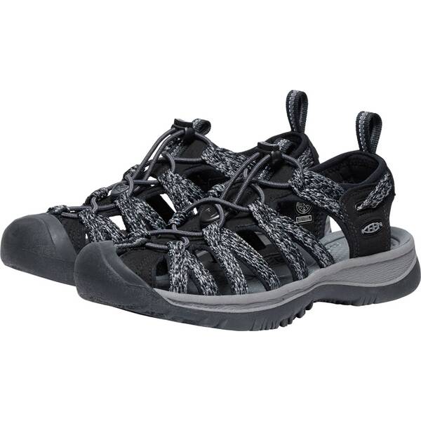 Thumbnail - KEEN Damen Trekkingsandale WHISPER W-BLACK/STEEL GREY