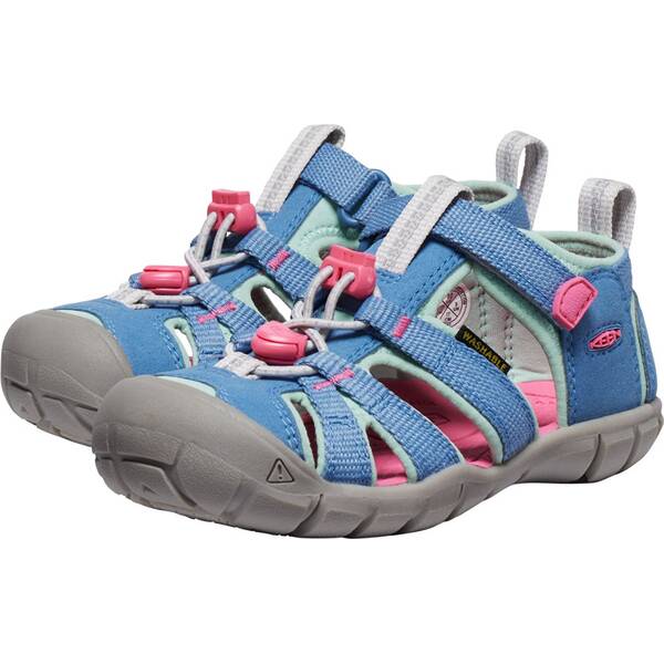 Thumbnail - KEEN Kinder Sandalen SEACAMP II CNX C-CORONET BLUE/HOT PINK
