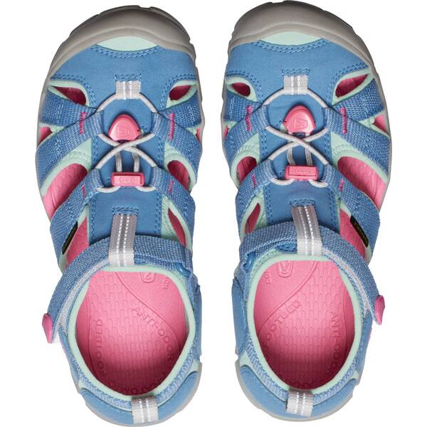Thumbnail - KEEN Kinder Sandalen SEACAMP II CNX Y-CORONET BLUE/HOT PINK