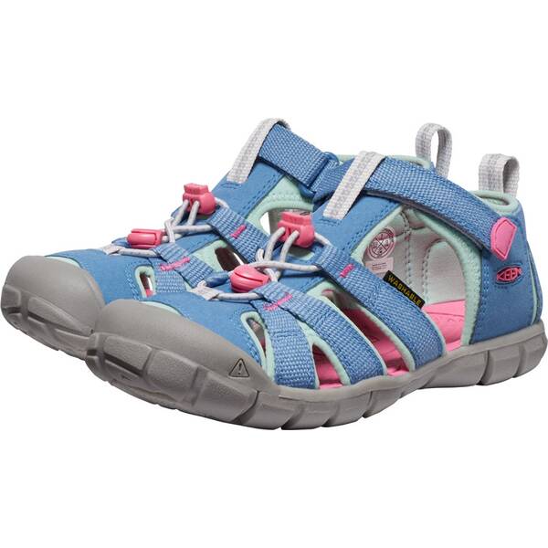 Thumbnail - KEEN Kinder Sandalen SEACAMP II CNX Y-CORONET BLUE/HOT PINK