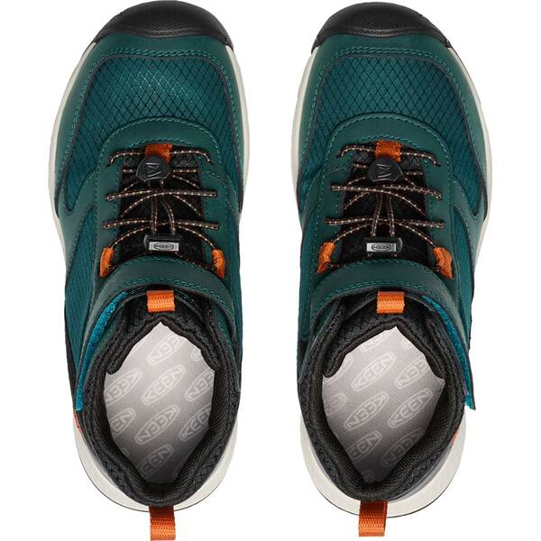 Thumbnail - KEEN Kinder Multifunktionsstiefel SKUA MID WP Y-PONDEROSA PINE/GOLD FLAME