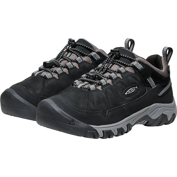 Thumbnail - KEEN Kinder Multifunktionsschuhe TARGHEE IV LOW WP Y-BLACK/STEEL GREY