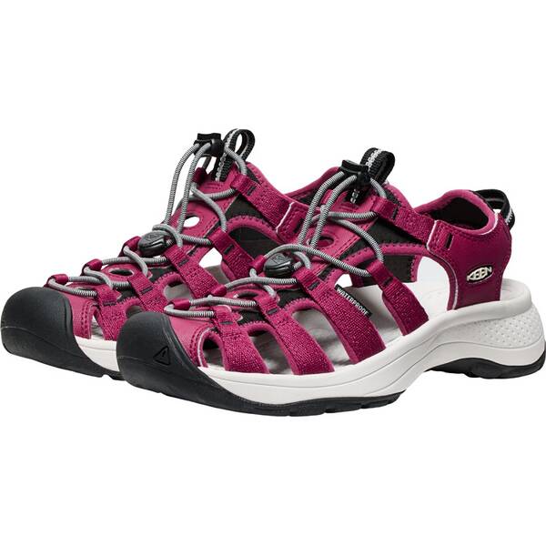 Thumbnail - KEEN Damen Trekkingsandale ASTORIA WEST SANDAL W-BEAUJOLAIS/STAR WH