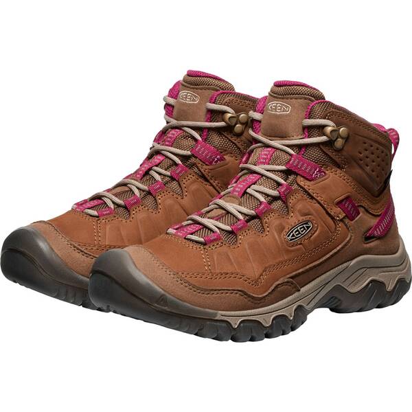 Thumbnail - KEEN Damen Trekkingstiefel TARGHEE IV MID WP W-BISON/BEAUJOLAIS