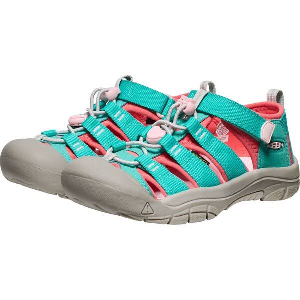 Thumbnail - KEEN Kinder Sandalen NEWPORT H2 Y-BRIGHT AQUA/PINK-A-BOO