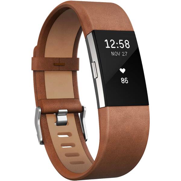 Thumbnail - FITBIT fitbit Leder Band, Brown Large für CHARGE2