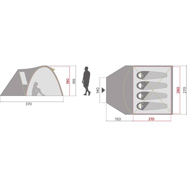 Thumbnail - McKINLEY Fam-Zelt Family 10.4