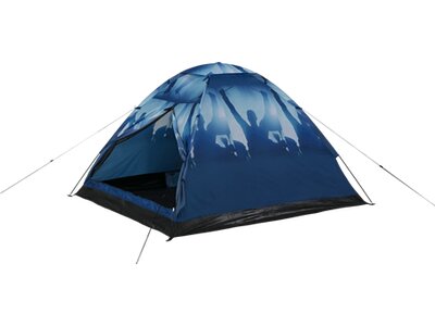 McKINLEY Camp-Zelt Monodome 3 Print Blau