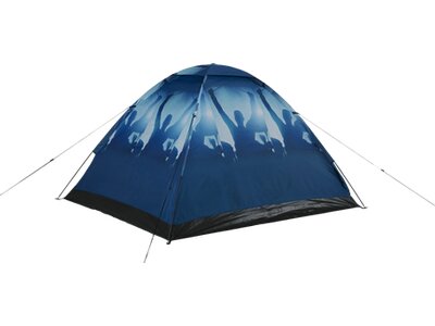 McKINLEY Camp-Zelt Monodome 3 Print Blau