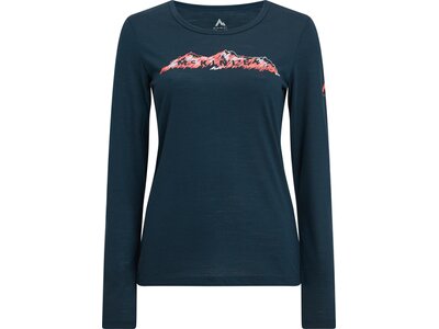 McKINLEY Damen Shirt Shane LS W Blau