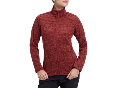 McKINLEY Damen Unterjacke Da.-Fleece-Jacke Sammy FZ W Rot