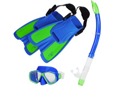 TECNOPRO Kinder Schnorchel-Set Blau