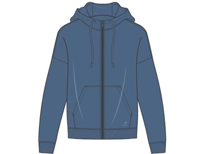 ENERGETICS Damen Jacke Da.-Kapuzenjacke Cindy III W Blau