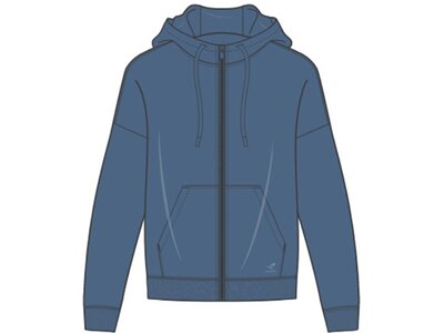 ENERGETICS Damen Jacke Da.-Kapuzenjacke Cindy III W Blau