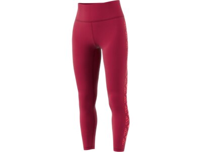 ADIDAS Damen Tight VF 3BAR 7/8 T Rot