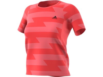 ADIDAS Damen RN FAST AOP TEE Rot