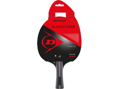 DUNLOP Tischtennis-Schläger BLACKSTORM Schwarz