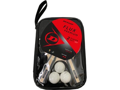 DUNLOP Tischtennis-Set FLUX PREMIUM 2 PLAYER SET Rot