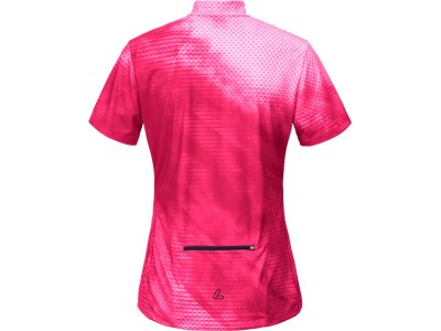 LÖFFLER Damen Trikot DA. BIKE SHIRT CLOUDY 2 Pink