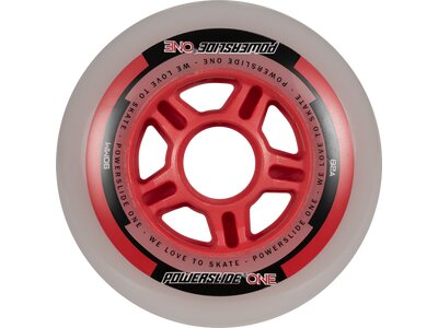 POWERSLIDE Inlineskates-Rollen-Set One Wheels 90mm Rot