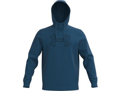UNDER ARMOUR Herren Kapuzensweat UA ARMOUR FLEECE BIG LOGO HD Blau