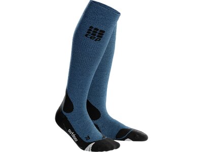 CEP Herren pro+ outdoor merino socks Blau