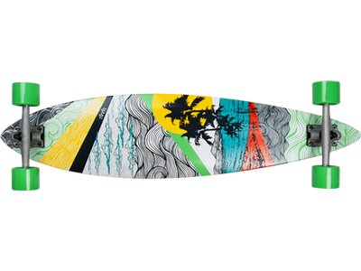 AREA Skateboard Area Longboard Seaflavour Grün