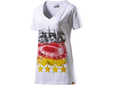 DIRTS Damen Fanshirt D-T-Shirt Paris Weiß