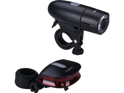 CYTEC Fahrradlicht-Set 23 LUX Batterie StVZO Schwarz