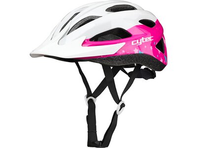 CYTEC Kinder Helm Kinder Fahrradhelm Firestarter 2.10 Pink Weiß