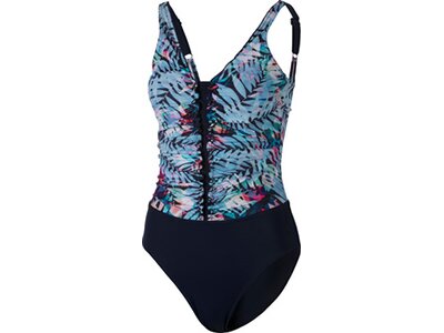 TECNOPRO Damen Badeanzug Flora Schwarz