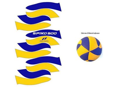 PRO TOUCH Volleyball SPIKO 500 Blau