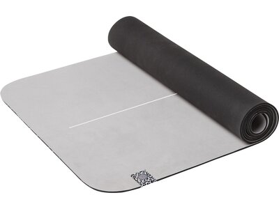ENERGETICS Yoga-Matte Natural Rubber Microfiber Saf Grau