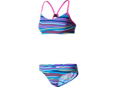 ADIDAS Damen Bikini INFINITEX+ Allover Graphic Bikini Blau