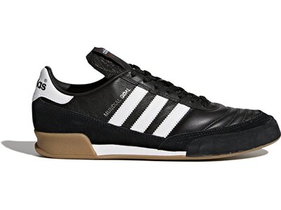 ADIDAS Herren Fussball-Hallenschuhe Fußballschuhe Mundial Goal Schwarz