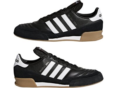 ADIDAS Herren Fussball-Hallenschuhe Fußballschuhe Mundial Goal Schwarz