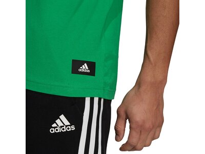 adidas Herren Sportswear 3-Streifen T-Shirt Grün