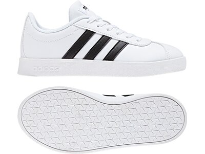 adidas Kinder VL Court 2.0 Schuh Grau