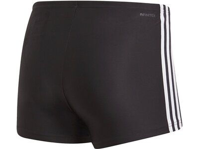 adidas Herren 3-Streifen Boxer-Badehose Schwarz