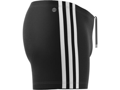 adidas Herren 3-Streifen Boxer-Badehose Schwarz