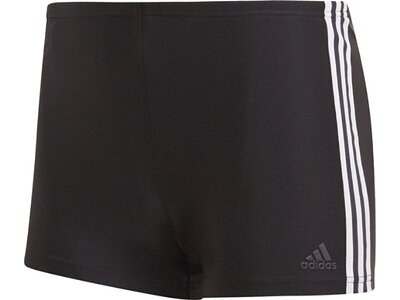 adidas Herren 3-Streifen Boxer-Badehose Schwarz