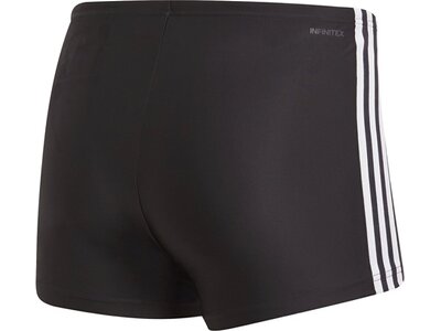 adidas Herren 3-Streifen Boxer-Badehose Schwarz