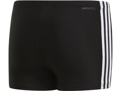 adidas Herren 3-Streifen Boxer-Badehose Schwarz