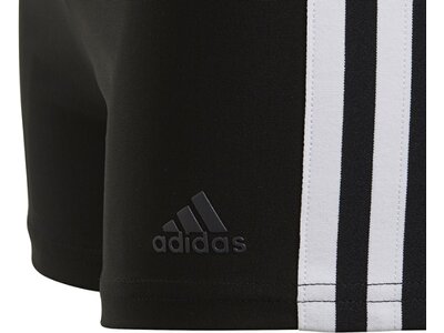 adidas Herren 3-Streifen Boxer-Badehose Schwarz