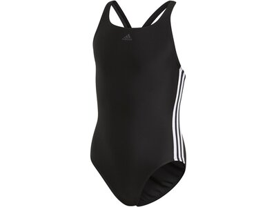 adidas Damen Athly V 3-Streifen Badeanzug Schwarz