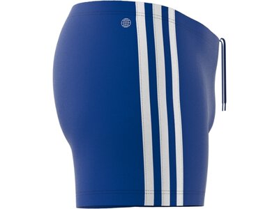 adidas Herren 3-Streifen Boxer-Badehose Weiß