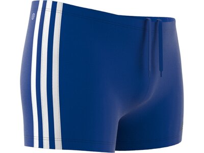 adidas Herren 3-Streifen Boxer-Badehose Weiß